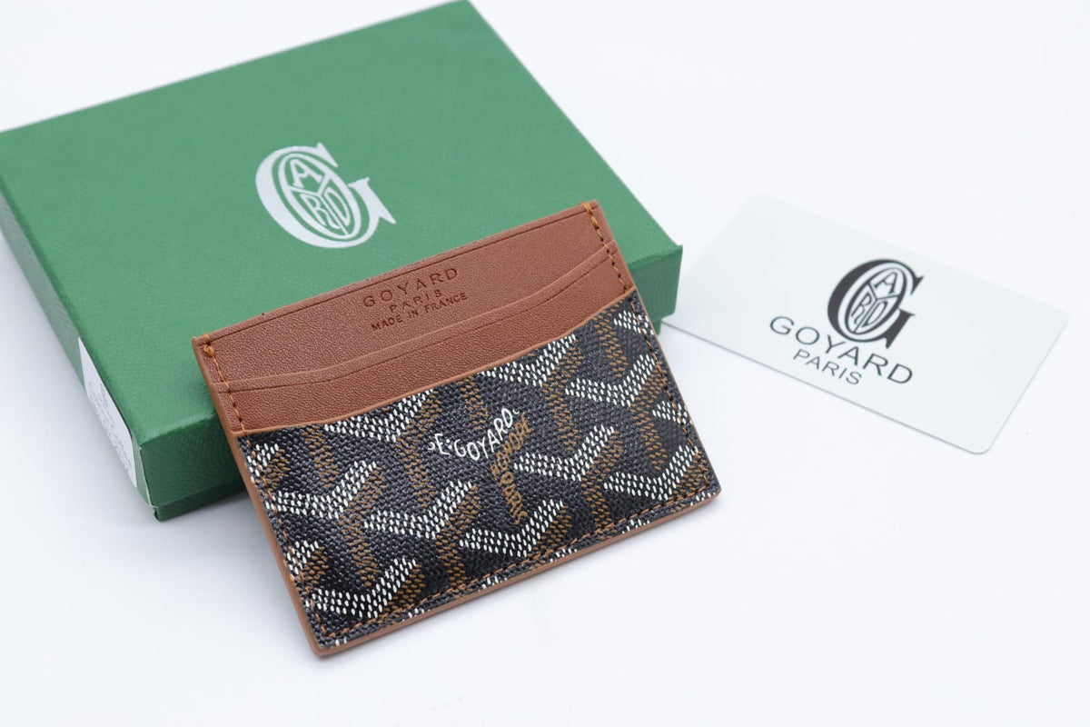 Goyard Card Holder - Brown