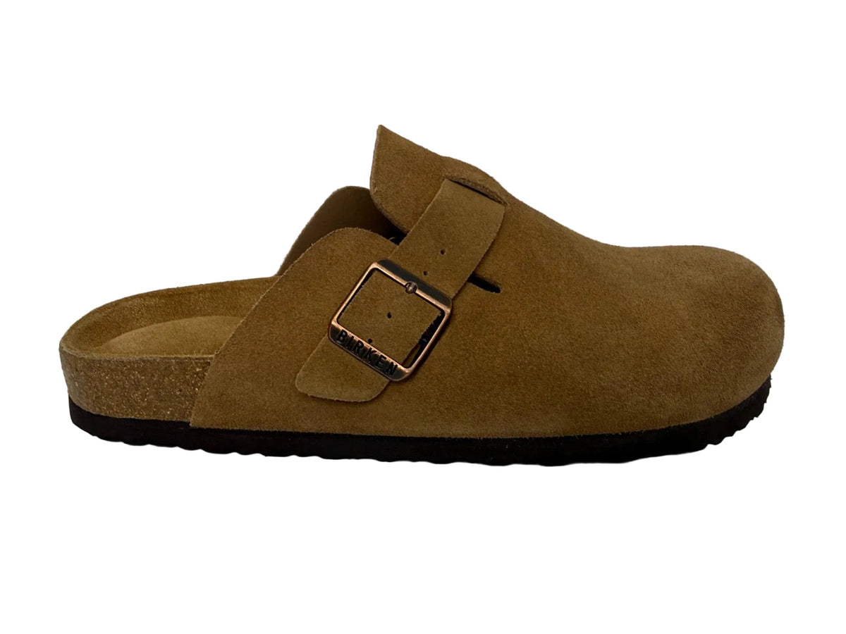 BIRKENSTOCK BOSTON SOFT FOOT BED - CAMEL