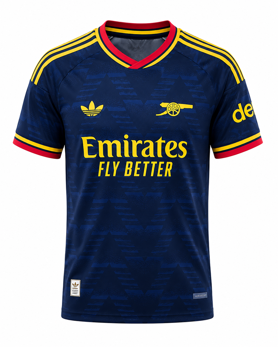 Arsenal Retro Third Jersey - Navy Yellow
