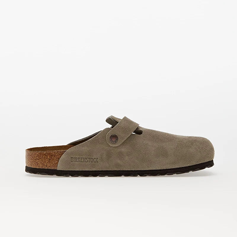 BIRKENSTOCK BOSTON SOFT FOOT BED - TAUPE