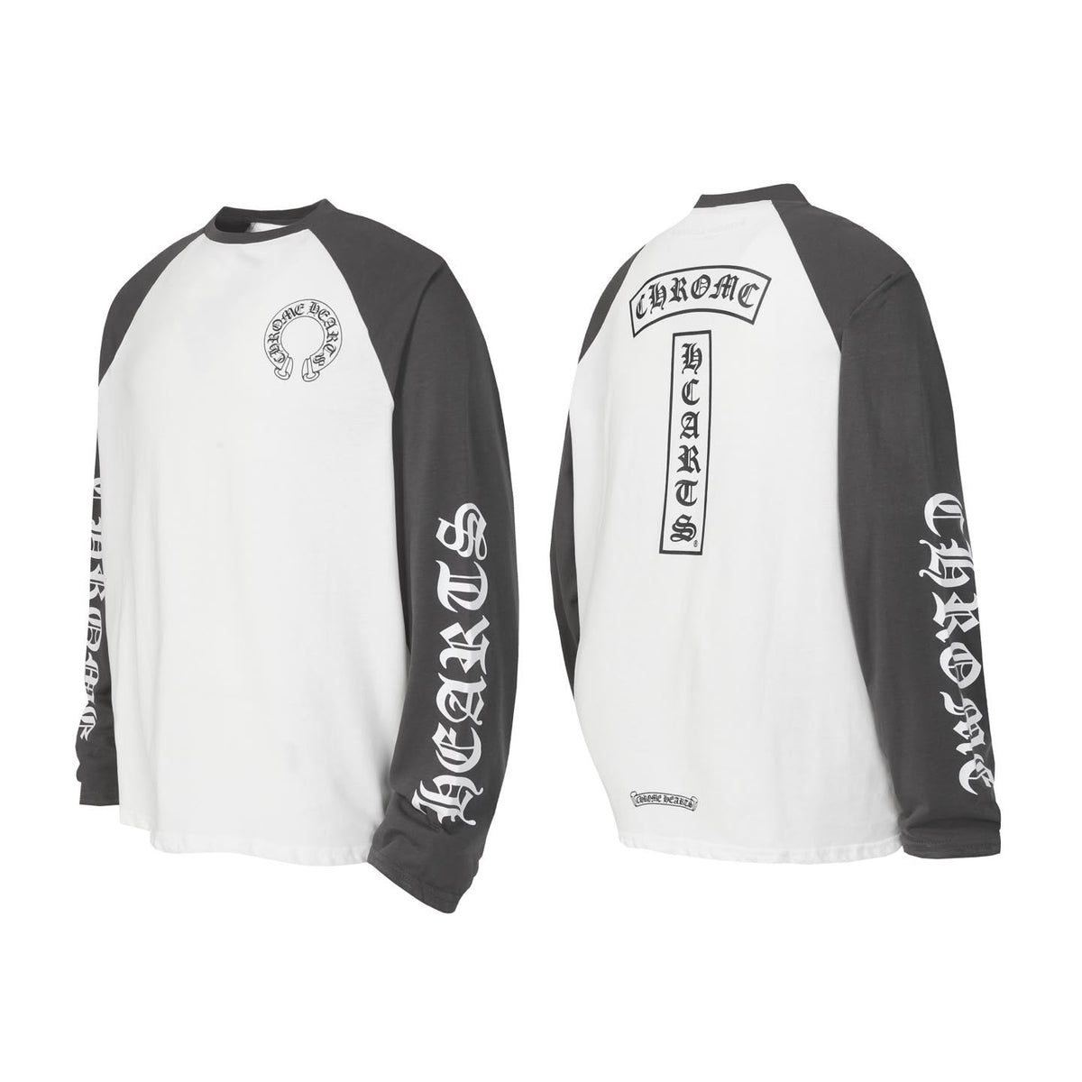 Chrome Hearts Long Sleeve T-Shirt - “White/Grey"