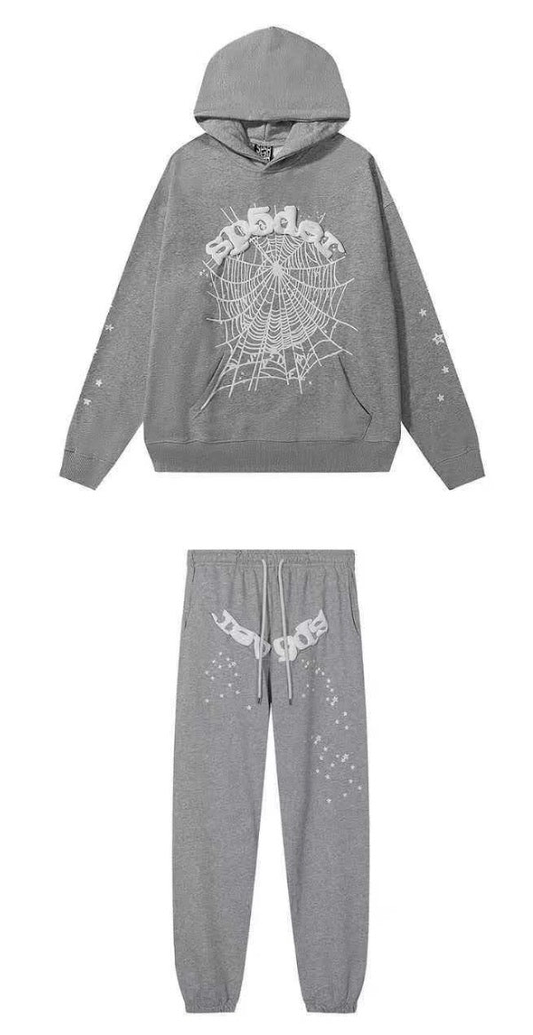 SP5DER OG Web Tracksuit “Gray”