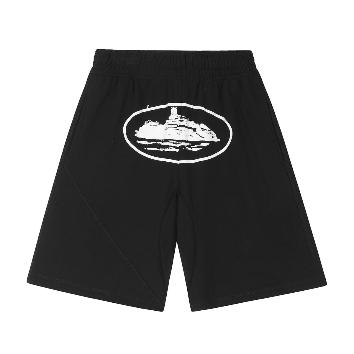Corteiz Shorts - "Black/White"