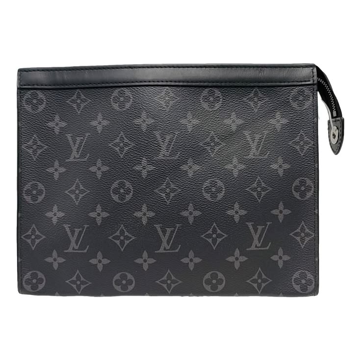 Louis Vuitton Monogram Clutch - Black