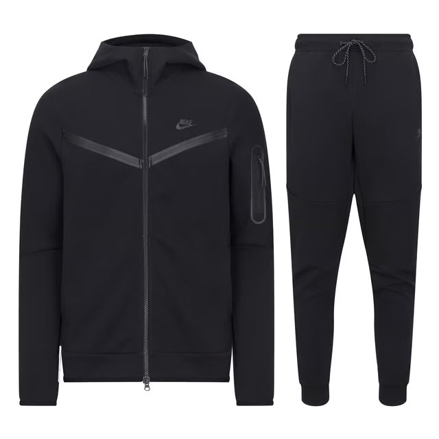 Nike Tech Fleece Tracksuit - Black