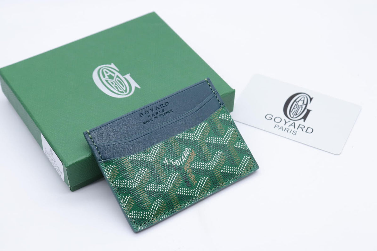 Goyard Card Holder - Green