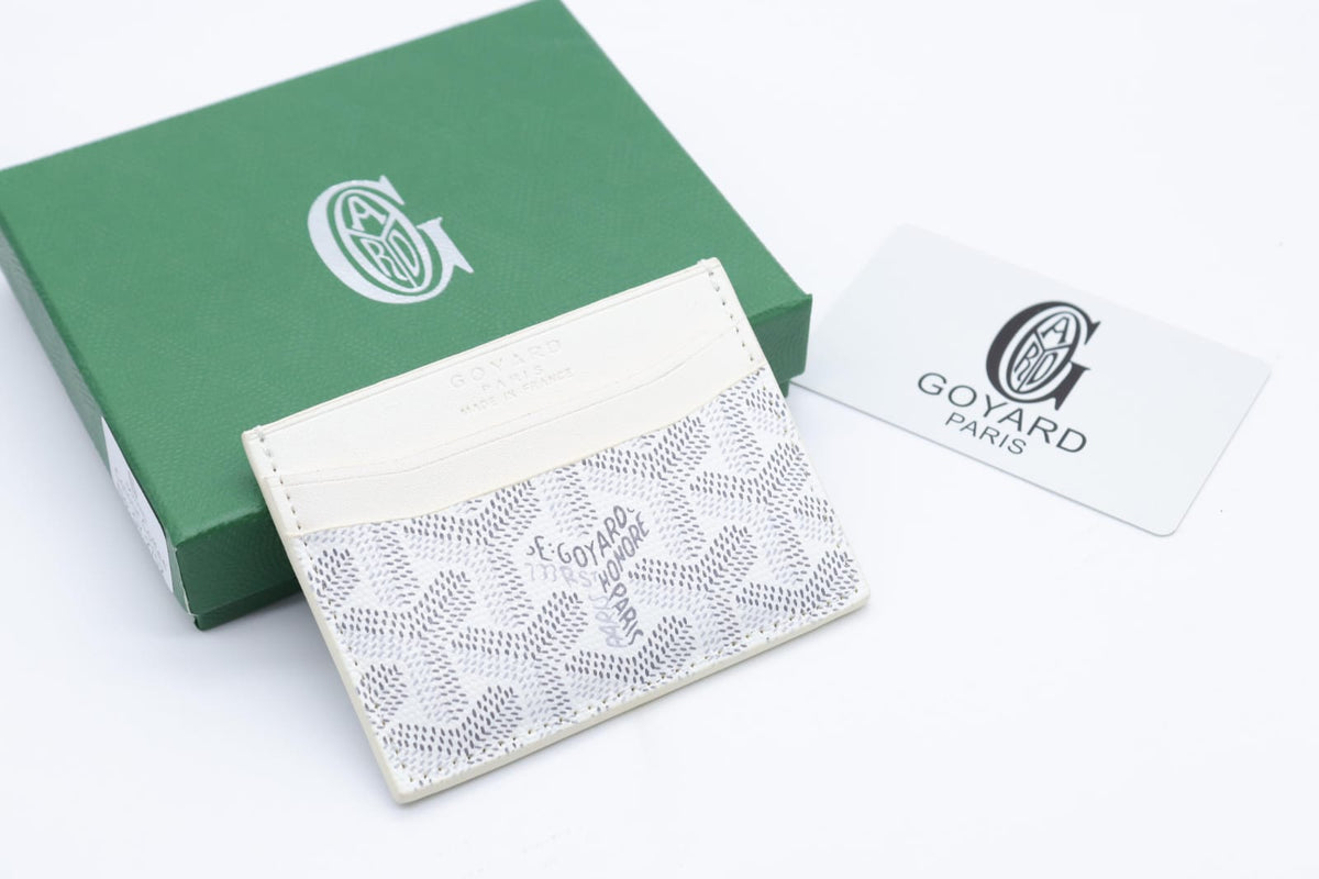 Goyard Card Holder - White