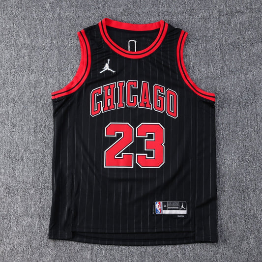 Chicago Bulls Jersey - "Black/Red"