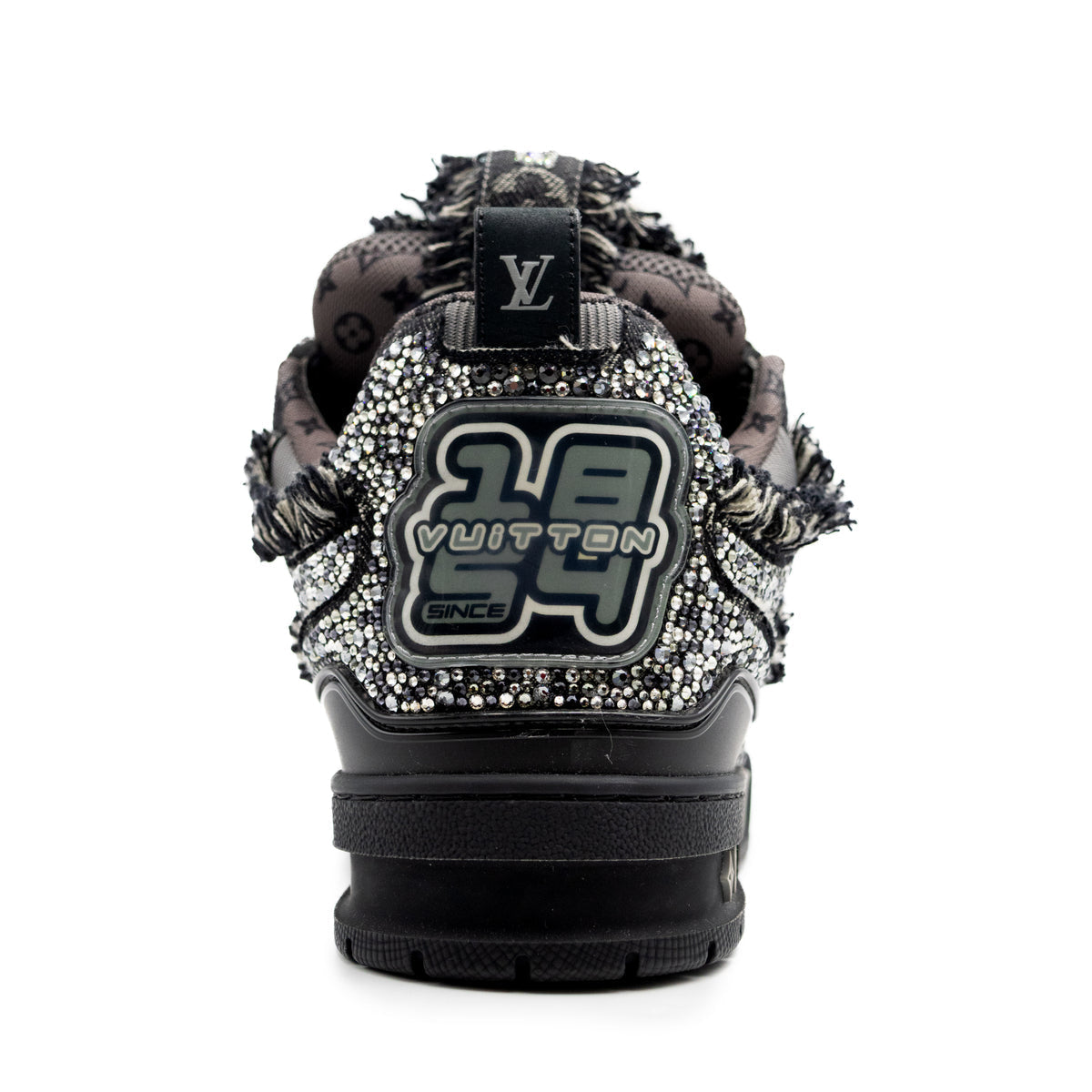 Louis Vuitton Swarovski Monogram Skate Sneaker - Black