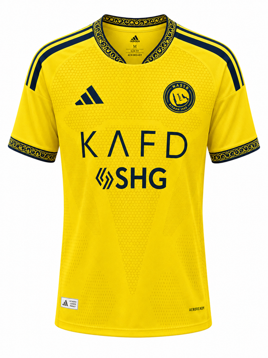 Al Nassr Home Jersey - "Yellow/Navy"