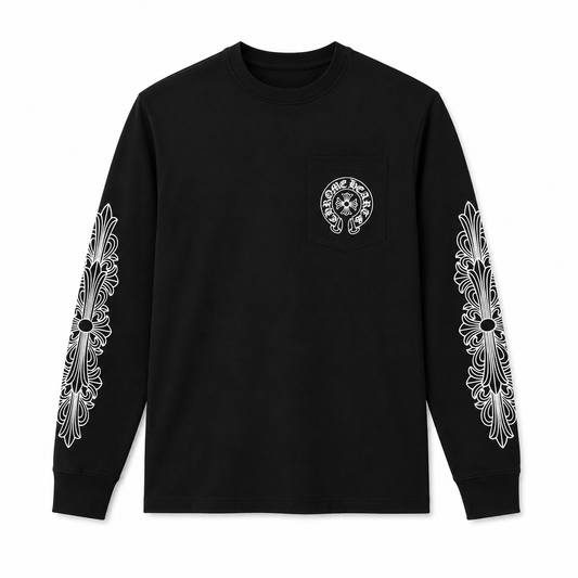 Chrome Hearts Long Sleeve T-Shirt - "Black"