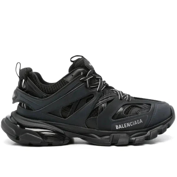 Black Balenciaga sneaker on a white background
