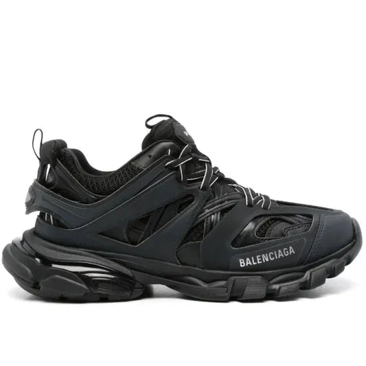 Black Balenciaga sneaker on a white background
