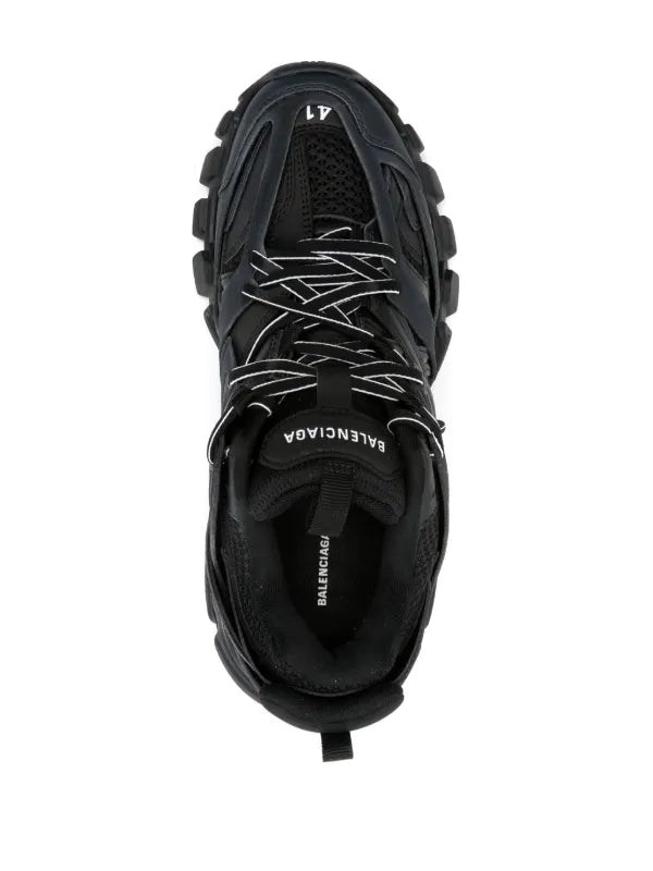 Black Balenciaga sneaker on a white background