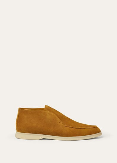 Loro Piana Open Walk Boot - Dark Saffron