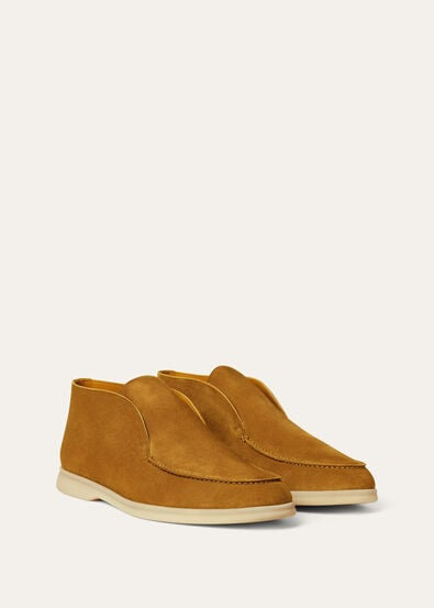 Loro Piana Open Walk Boot - Dark Saffron
