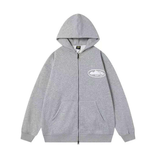 Corteiz Zipper Jacket - Gray