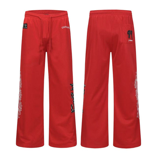 Chrome Hearts Mesh Pants - Red