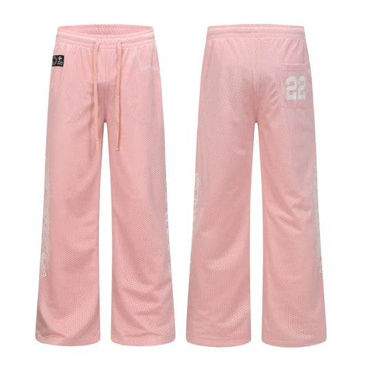 Chrome Hearts Mesh Pants - Pink