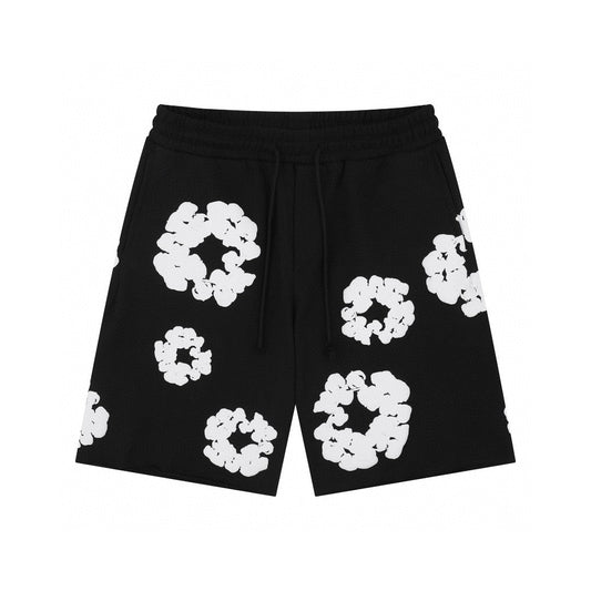 Denim Tear Shorts - "Black/White"