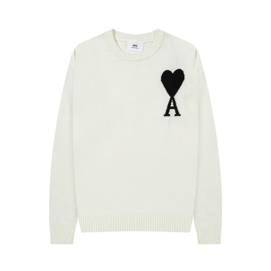 AMI Paris Sweater - White & Black Edition