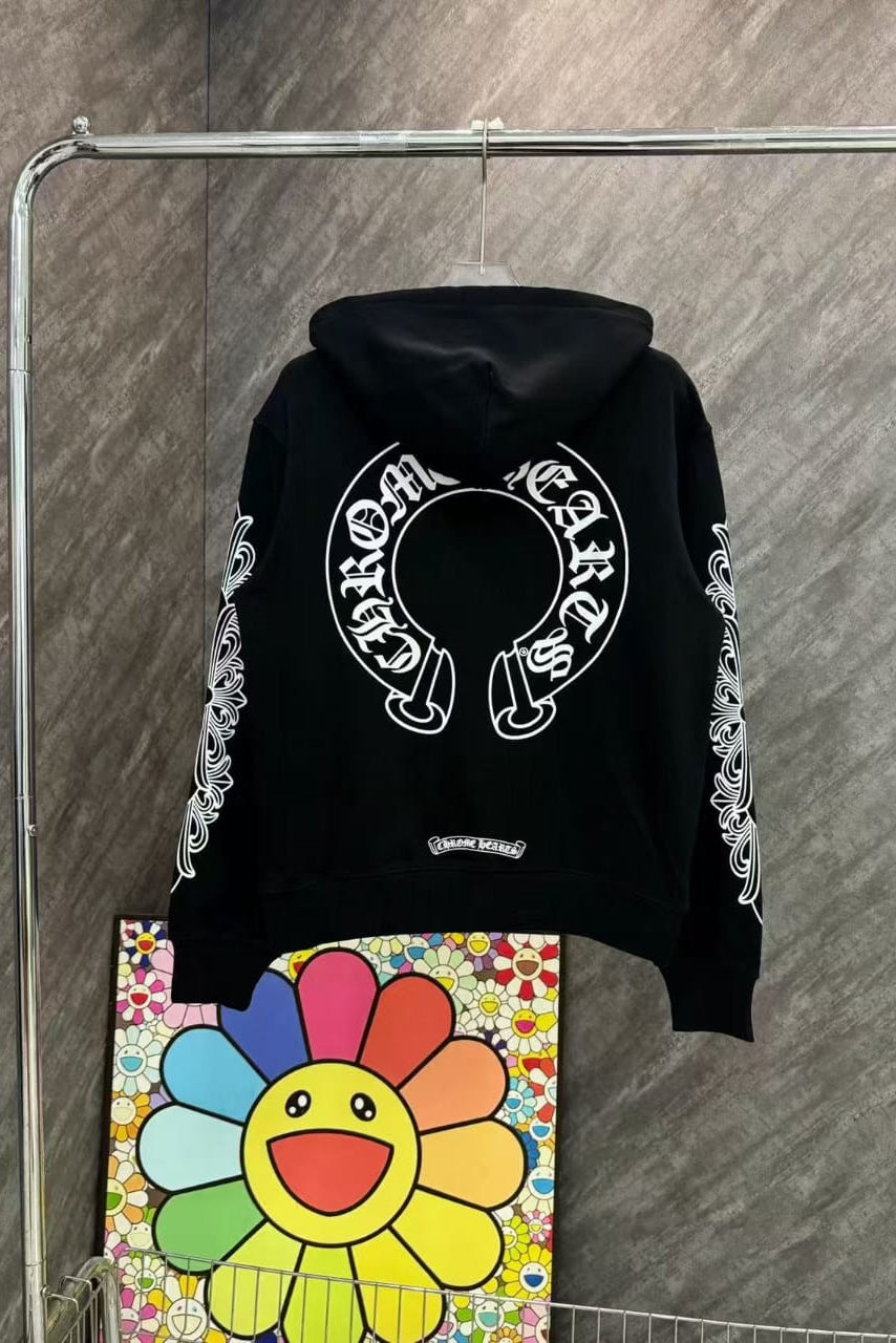 Chrome Hearts Zip Up Jacket - Black