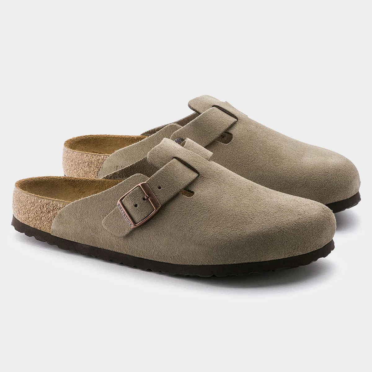 BIRKENSTOCK BOSTON SOFT FOOT BED - BEIGE
