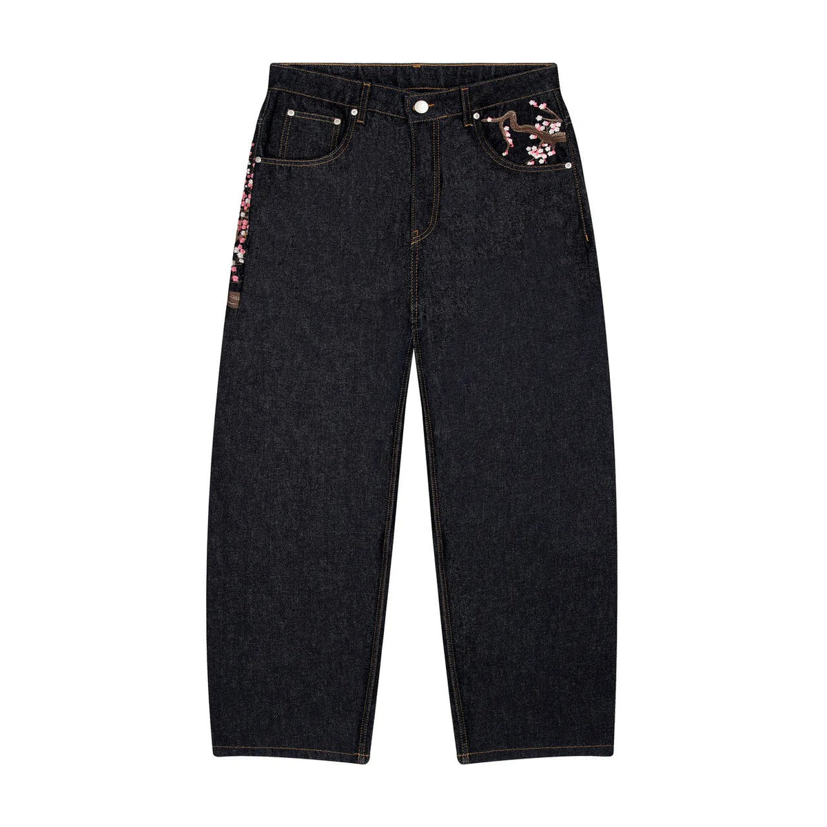 Derschutze "Cherry Blossom" Raw Denim Jeans