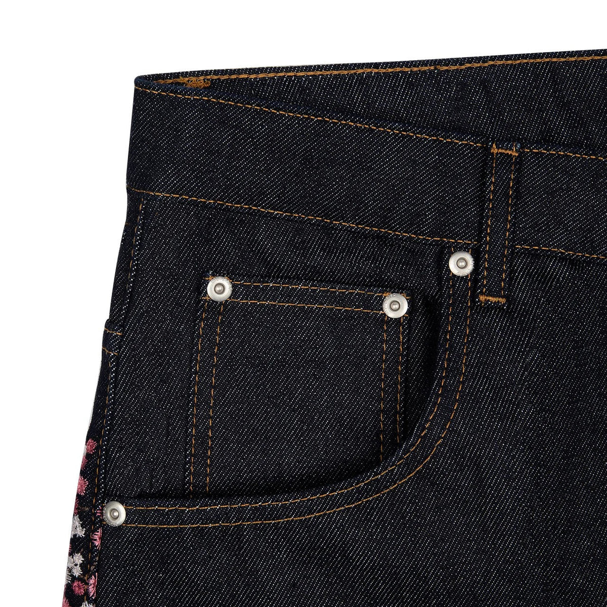 Derschutze "Cherry Blossom" Raw Denim Jeans