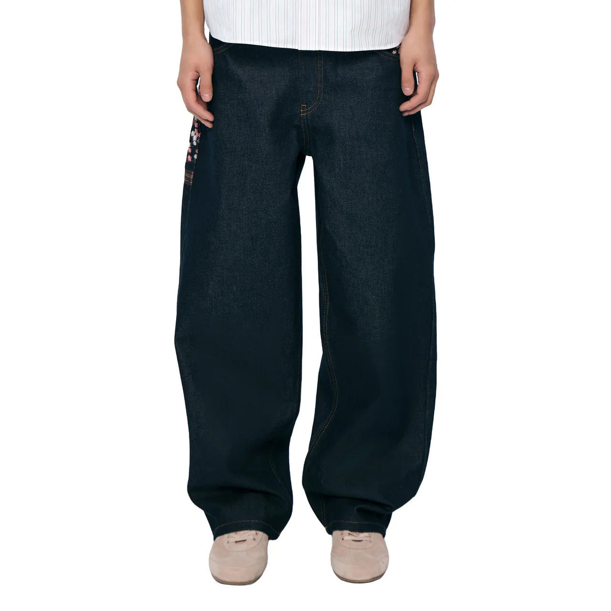 Derschutze "Cherry Blossom" Raw Denim Jeans