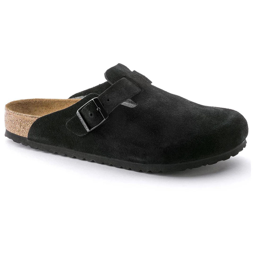BIRKENSTOCK BOSTON SOFT FOOT BED - BLACK