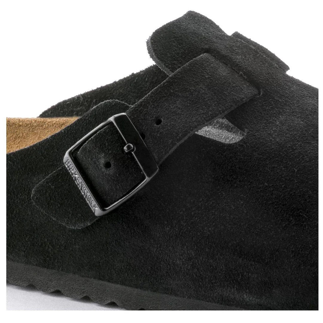 BIRKENSTOCK BOSTON SOFT FOOT BED - BLACK