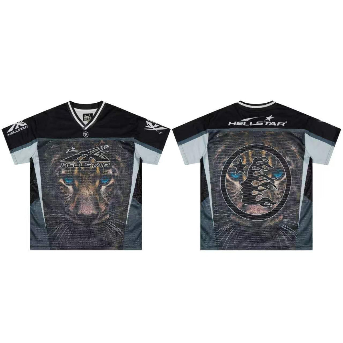Hellstar Tiger Tee - "Black/Grey"