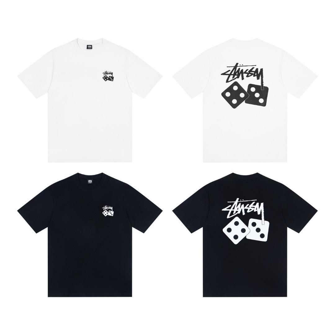 Stussy T-shirt - "Black/White"