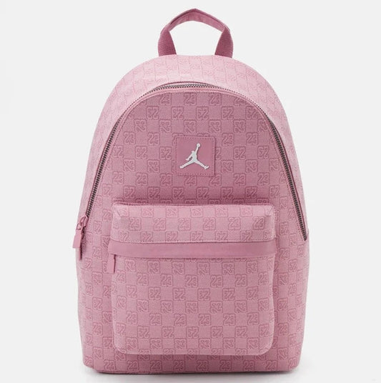 Jordan Denim Monogram Backpack - Pink - CHEARTZ