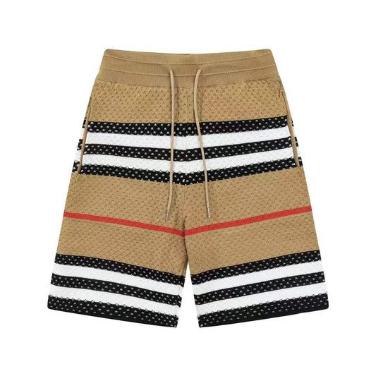 Burberry Shorts Mesh Stripe - Mocha