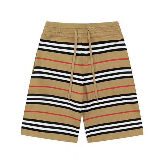 Burberry Shorts Striped - Dark Beige