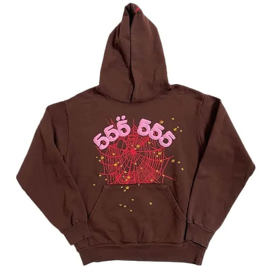 SP5DER Hoodie - Brown - FAVELA